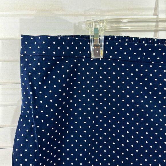 Isaac Mizrahi Pants 28W Navy Blue Pull On Ankle NWOT - Picture 3 of 11